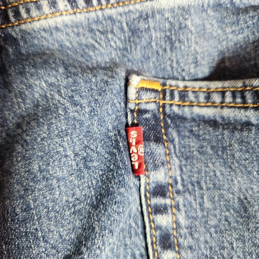 LEVI'S 505 REGULAR FIT STRAIGHT DENIM BLUE JEANS MENS SIZE 38X32